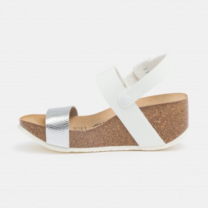 Sandales Hibiscus Compensées et semi-compensées Blanc