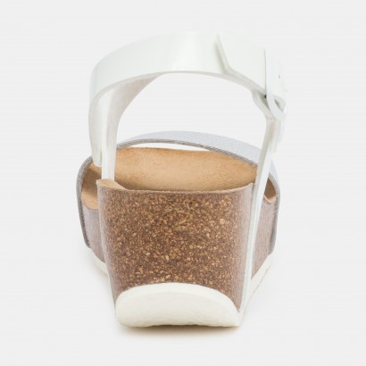 Sandales Hibiscus Compensées et semi-compensées Blanc