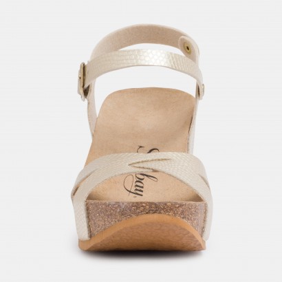 Sandales Pivoine Compensées et semi-compensées Platinum
