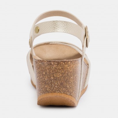 Sandales Pivoine Compensées et semi-compensées Platinum