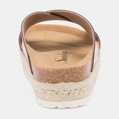 Sandales Astilbe à plateforme Rose gold