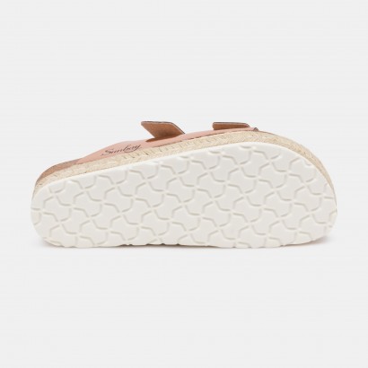 Sandales Orange à plateforme Rose gold