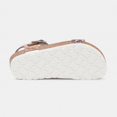Sandales Gentiane Multibrides Rose gold