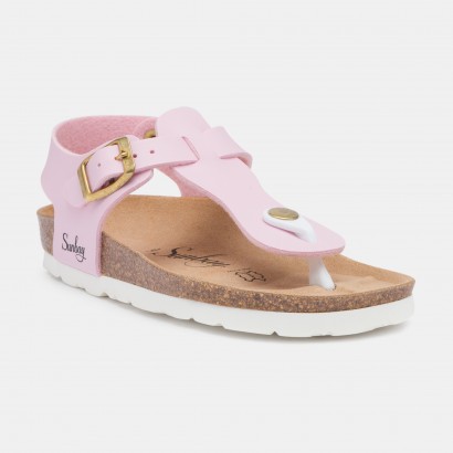 Sandales Joly à entre-doigts Rose