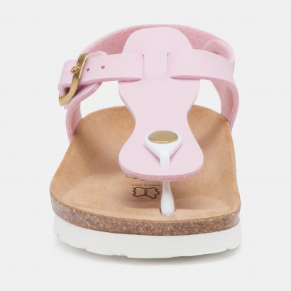 Sandales Joly à entre-doigts Rose