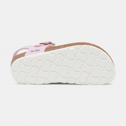 Sandales Joly à entre-doigts Rose