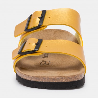 Sandales Trefle 2 Brides Jaune