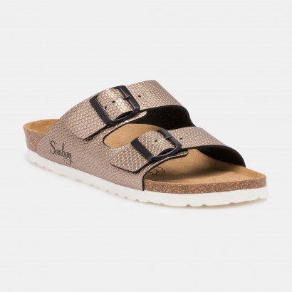 Sandales Trefle 2 Brides Taupe