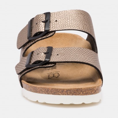 Sandales Trefle 2 Brides Taupe