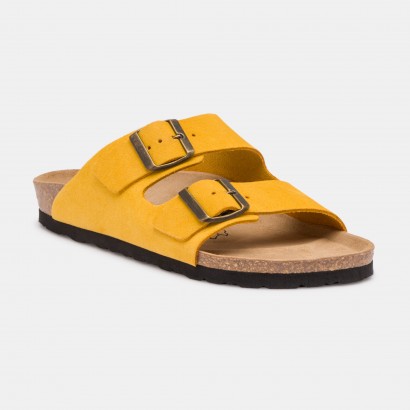 Sandales Trefle 2 Brides Moutarde