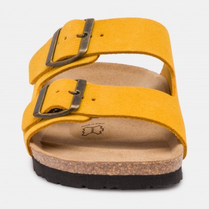 Sandales Trefle 2 Brides Moutarde