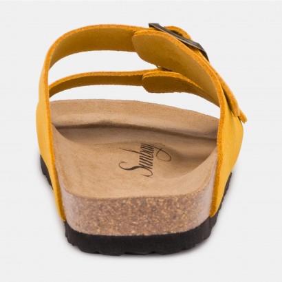 Sandales Trefle 2 Brides Moutarde
