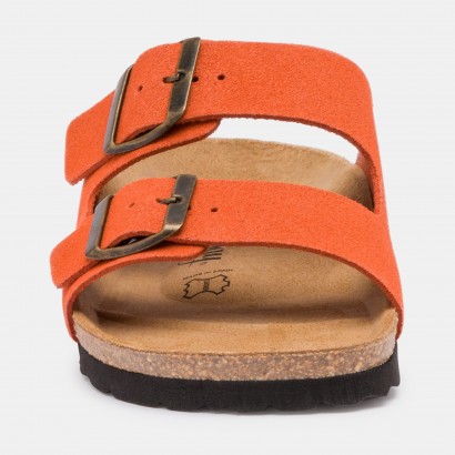 Sandales Trefle 2 Brides Orange