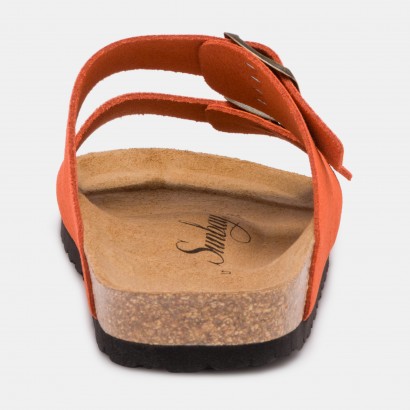 Sandales Trefle 2 Brides Orange