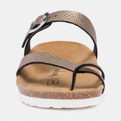 Sandales Tulipe Multibrides Taupe