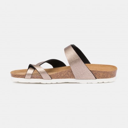 Sandales Tulipe Multibrides Taupe