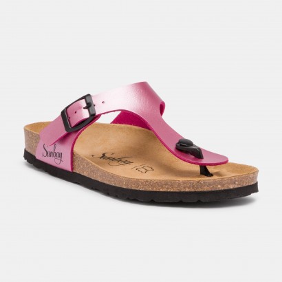 Sandales Camelia à entre-doigts Rose clair