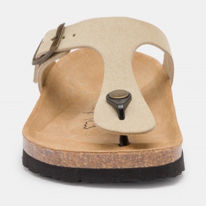 Sandales Camelia à entre-doigts Beige