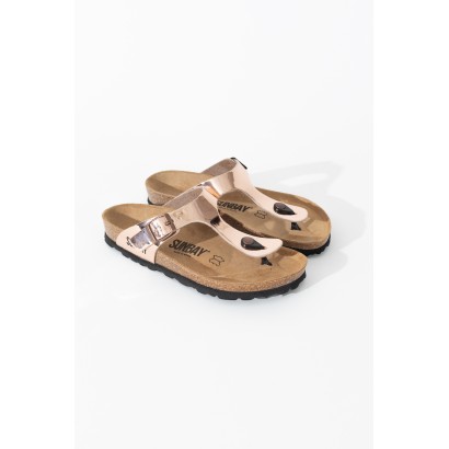 Sandales Camelia Rose gold