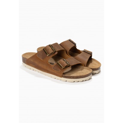 Sandales Trefle Camel