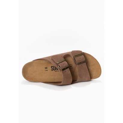 Sandales Trefle Marron clair