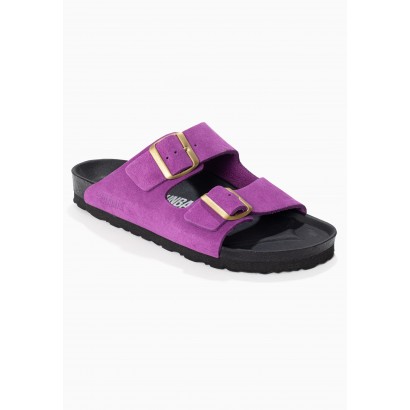Sandales Trefle Violet