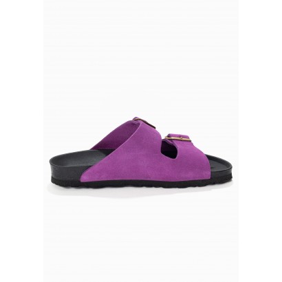 Sandales Trefle Violet