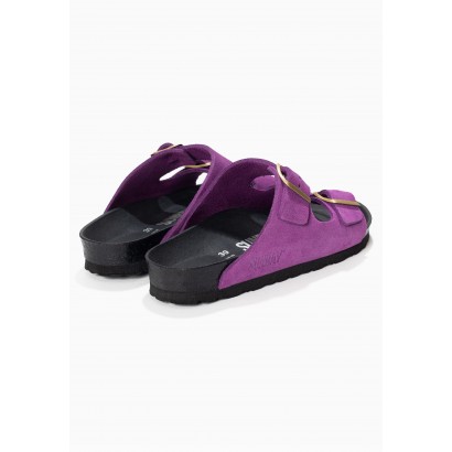 Sandales Trefle Violet