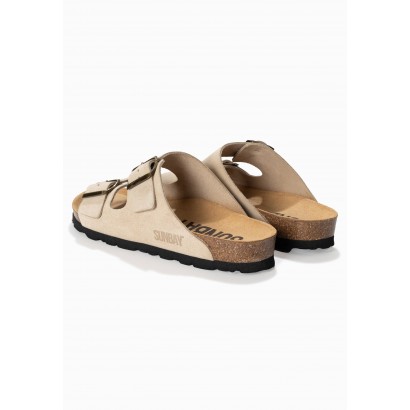 Sandales Trefle Beige