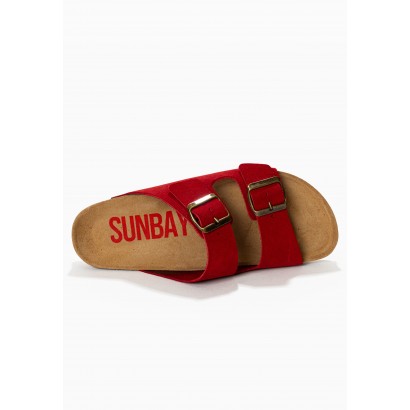 Sandales Trefle Rouge