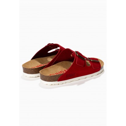 Sandales Trefle Rouge