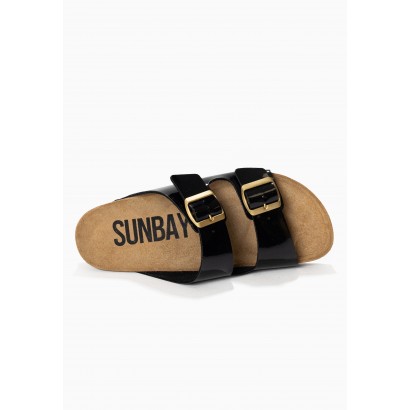 Sandales Trefle Noir Vinyl