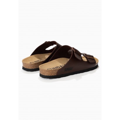 Sandales Trefle Marron