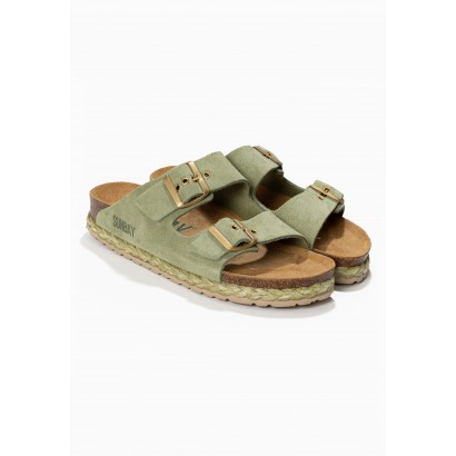 Sandales Trefle Vert