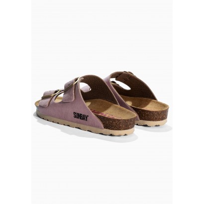 Sandales Trefle Violet