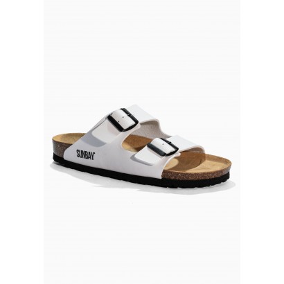 Sandales Trefle Blanc