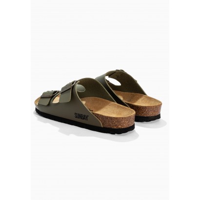 Sandales Trefle Kaki