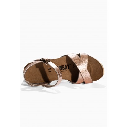 Sandales Pivoine Rose Gold