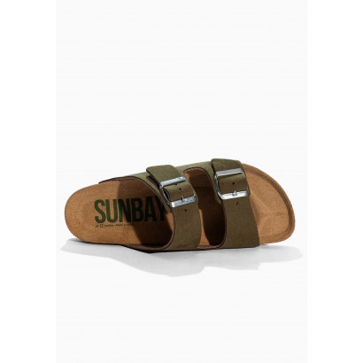 Sandales Trefle Kaki