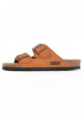 Sandales Trefle 2 Brides Camel