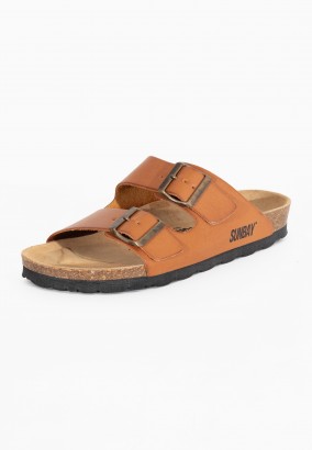 Sandales Trefle 2 Brides Camel