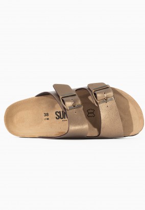 Sandales Trefle 2 Brides Bronze