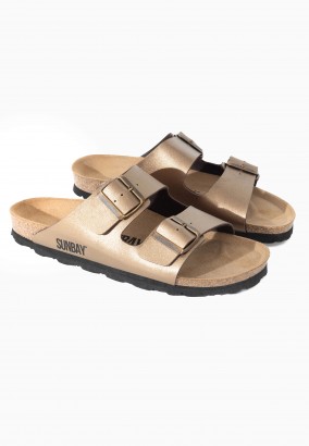 Sandales Trefle 2 Brides Bronze