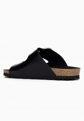 Sandales Melbourne 2 Brides Noir