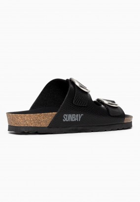 Sandales Melbourne 2 Brides Noir