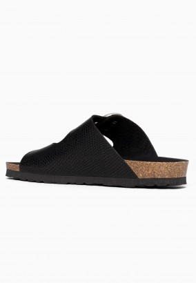 Sandales Melbourne 2 Brides Noir