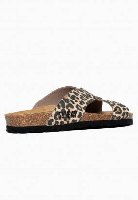 Sandales Mackay 2 Brides Leopard
