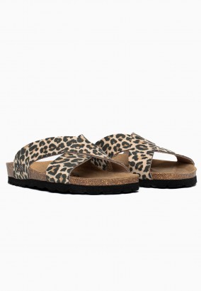 Sandales Mackay 2 Brides Leopard