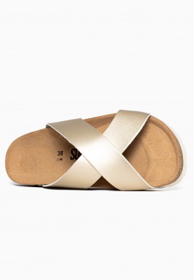 Sandales Mackay 2 Brides Or clair