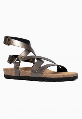 Sandales Elorza Multibrides Pewter